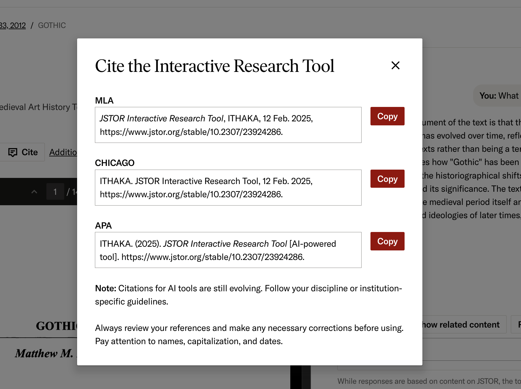 JSTOR’s interactive research tool just got an upgrade